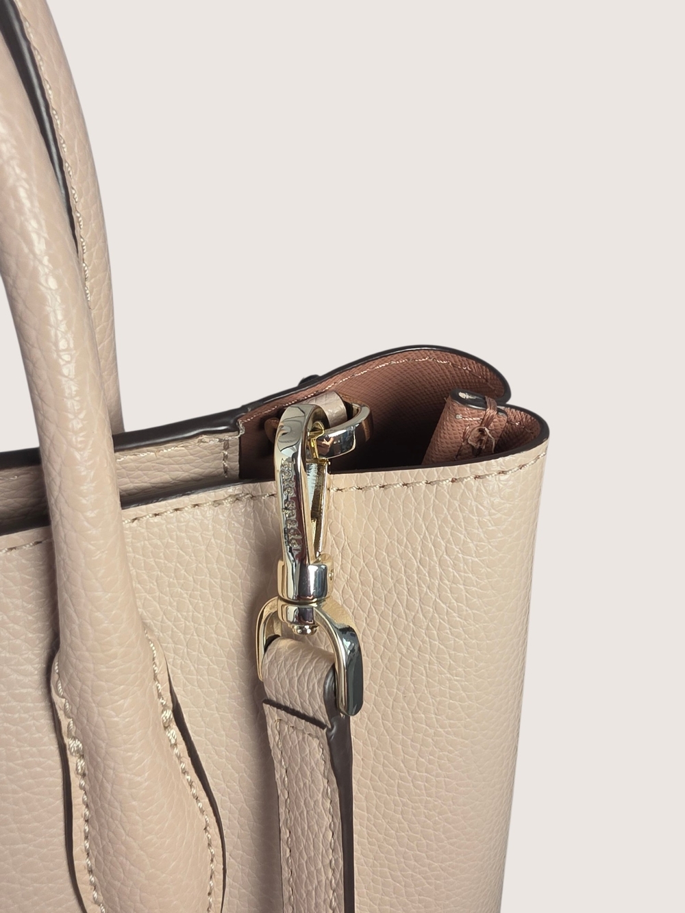 kate spade New York Blush Floral Appliqué Leather Satchel - Picture 9 of 13